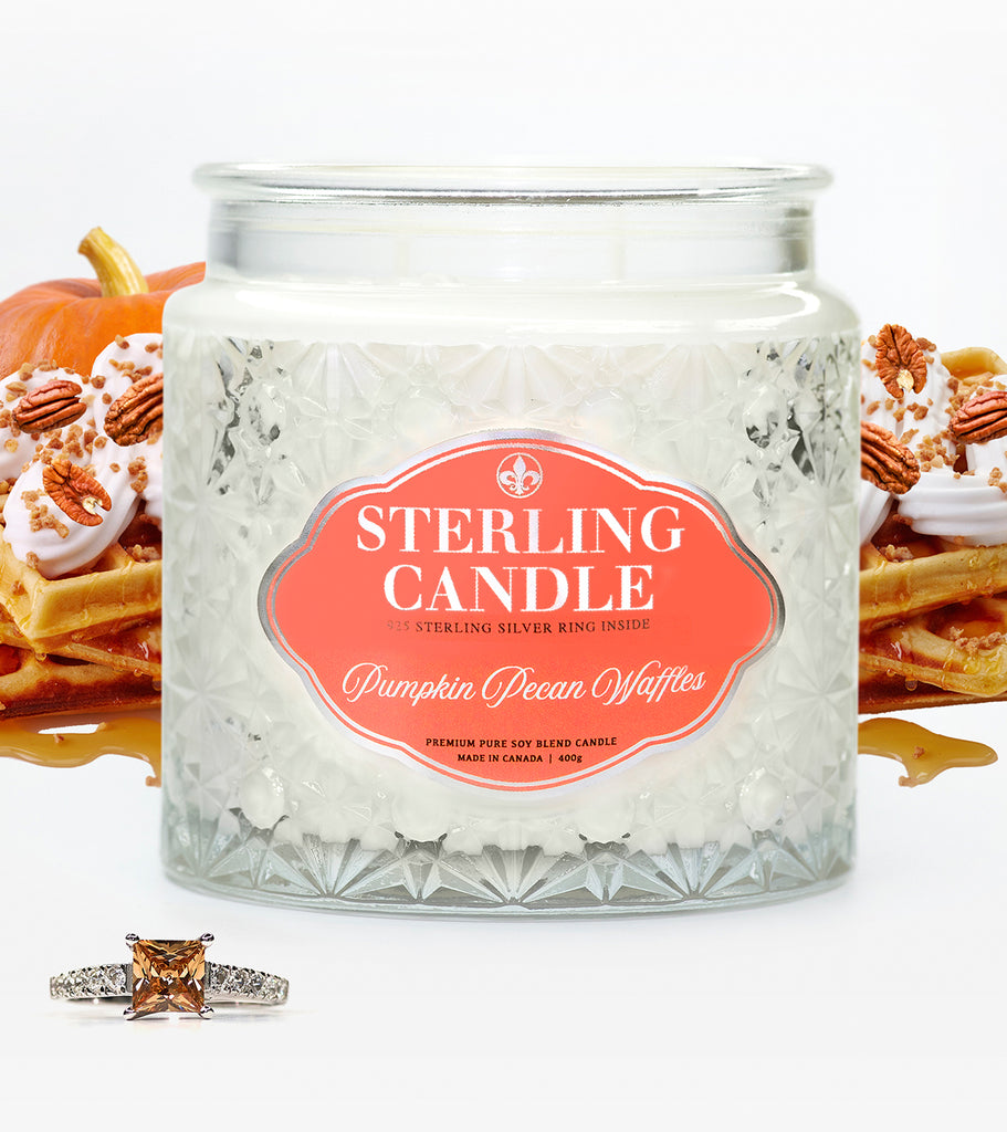 Pumpkin Pecan Waffles Ring Candle