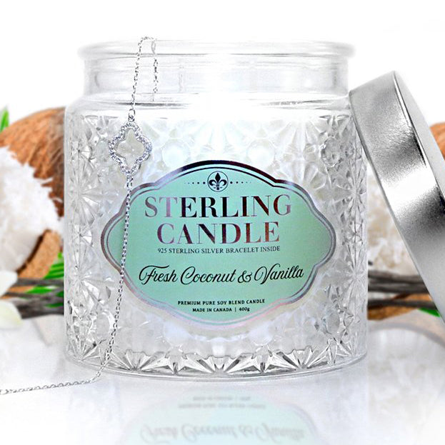 Fresh Coconut & Vanilla Bracelet Candle